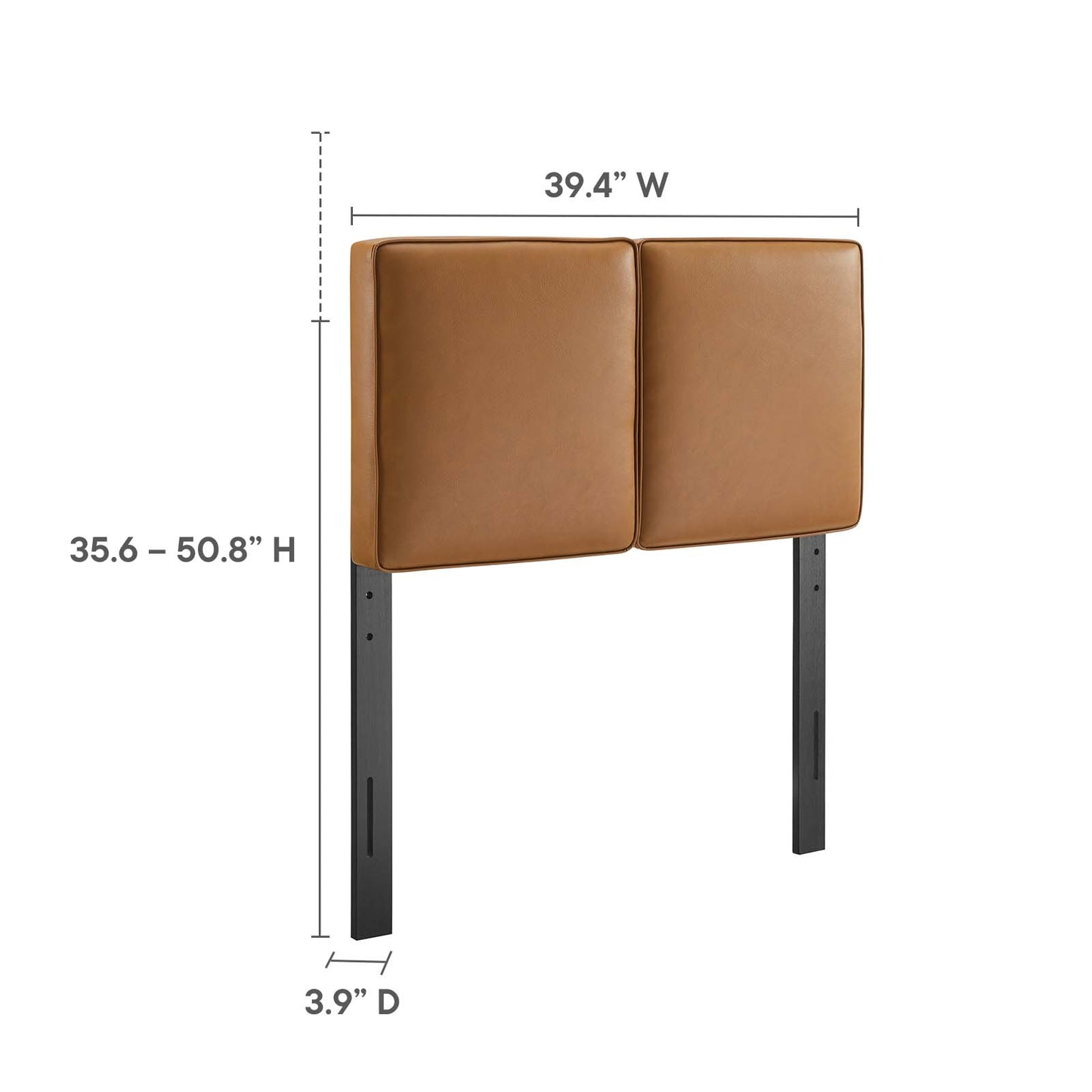 Lindee Vegan Leather Twin Headboard By Modway - MOD-7144 | Headboards | Modishstore - 7