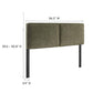 Lindee Boucle Fabric Full Headboard By Modway - MOD-7147 | Headboards | Modishstore - 22