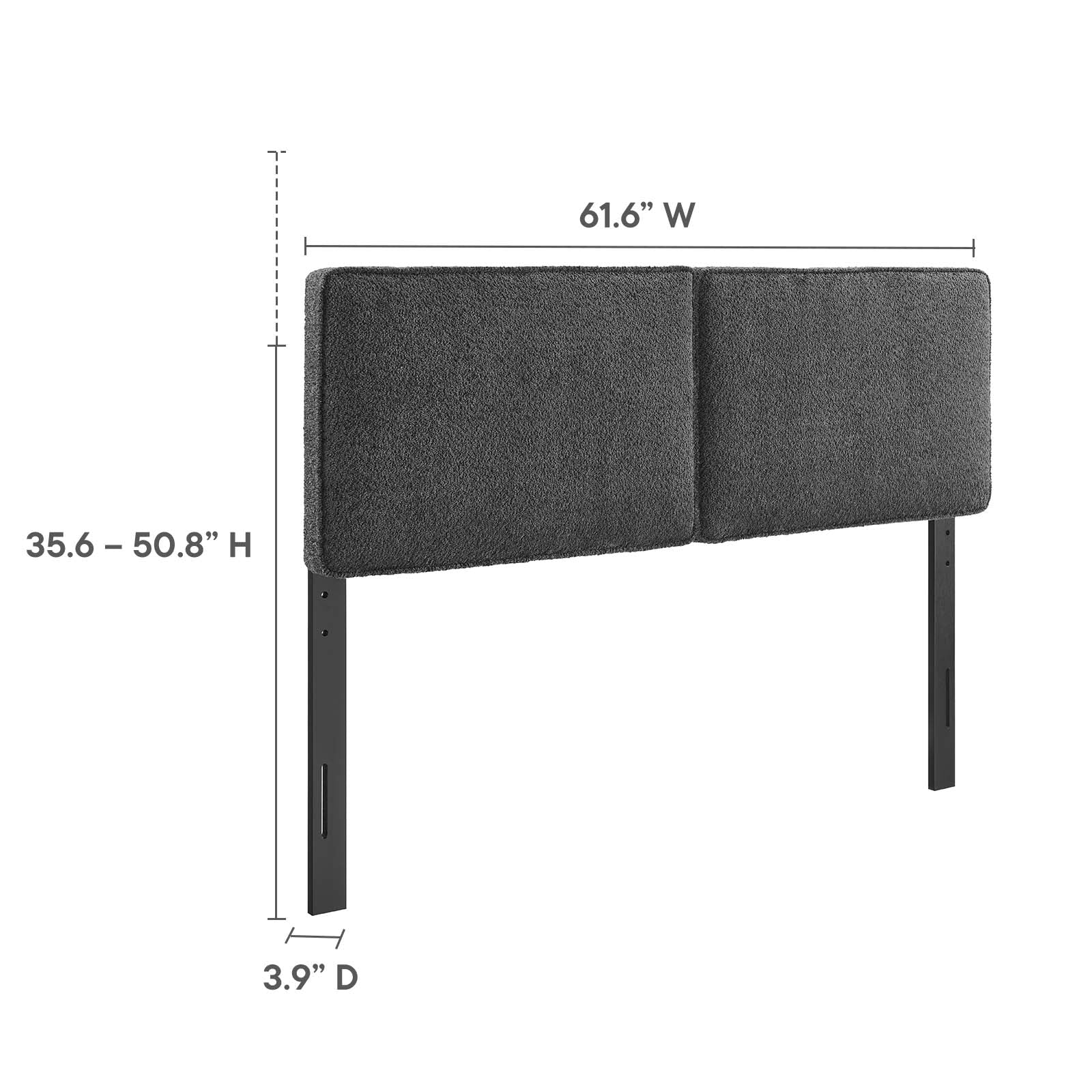 Lindee Boucle Fabric Queen Headboard By Modway - MOD-7149 | Headboards | Modishstore - 30