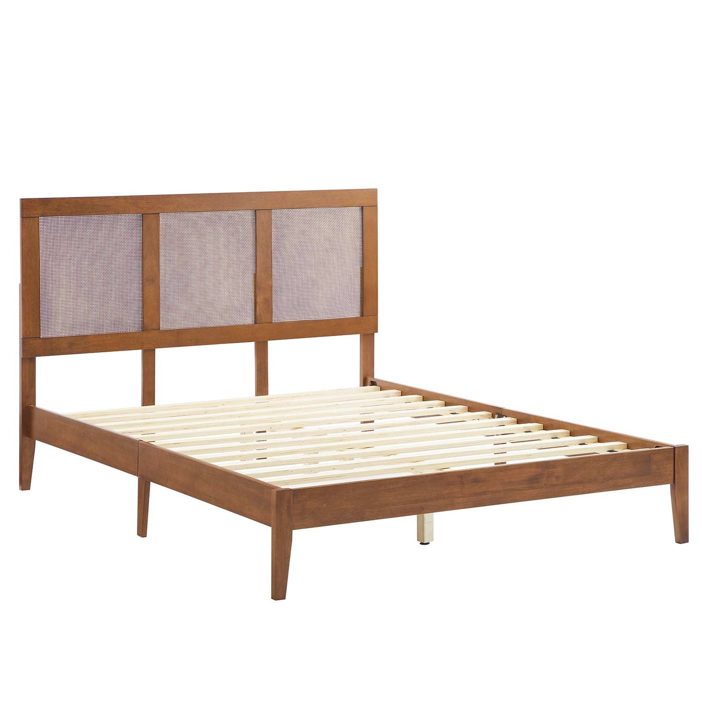 Sirocco Rattan and Wood Full Platform Bed By Modway - MOD-7153 | Beds | Modishstore - 16