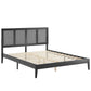 Sirocco Rattan and Wood Queen Platform Bed By Modway - MOD-7154 | Beds | Modishstore - 5