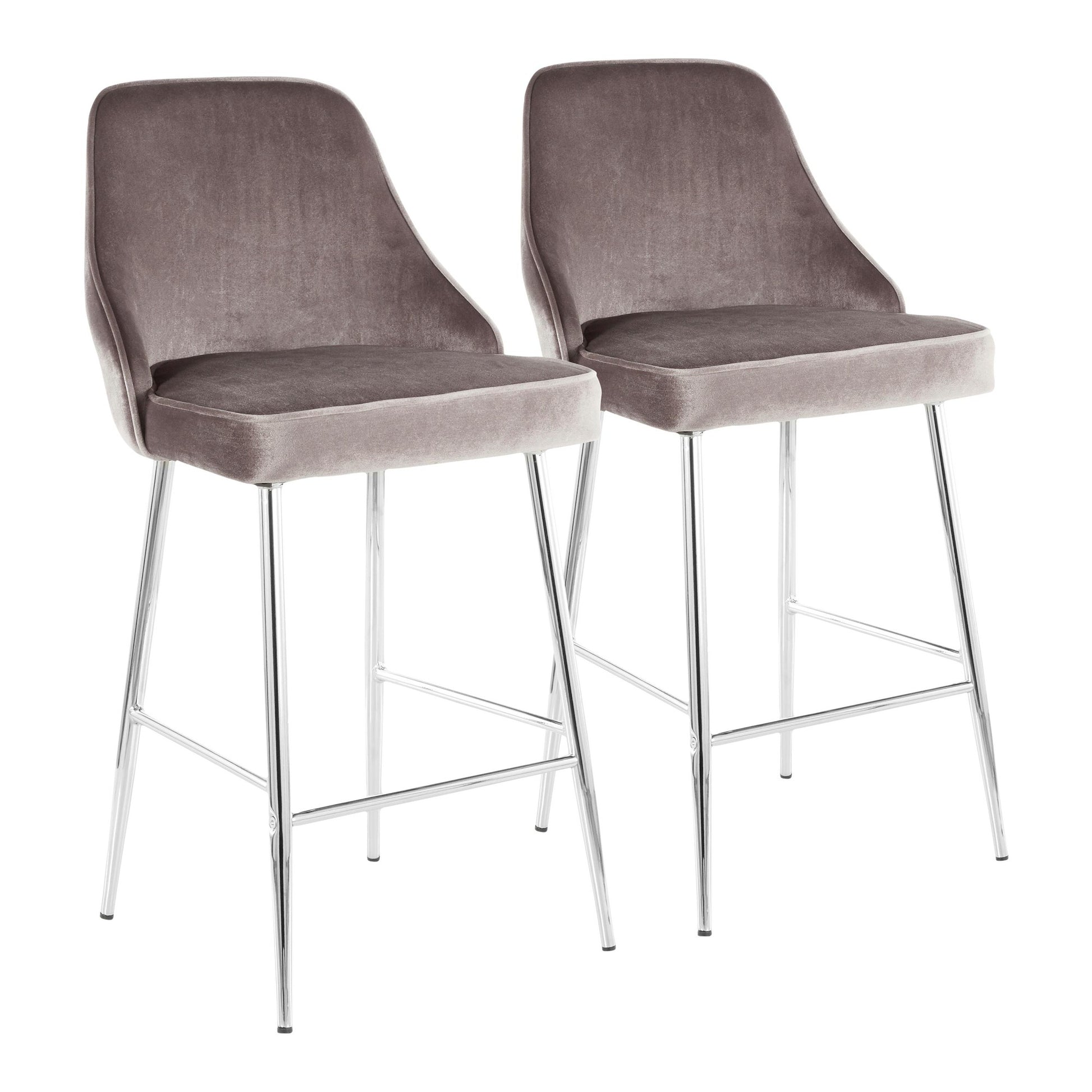 Marcel Counter Stool - Set of 2 By LumiSource - B25-MARCEL VBU2 | Counter Stools | Modishstore - 20