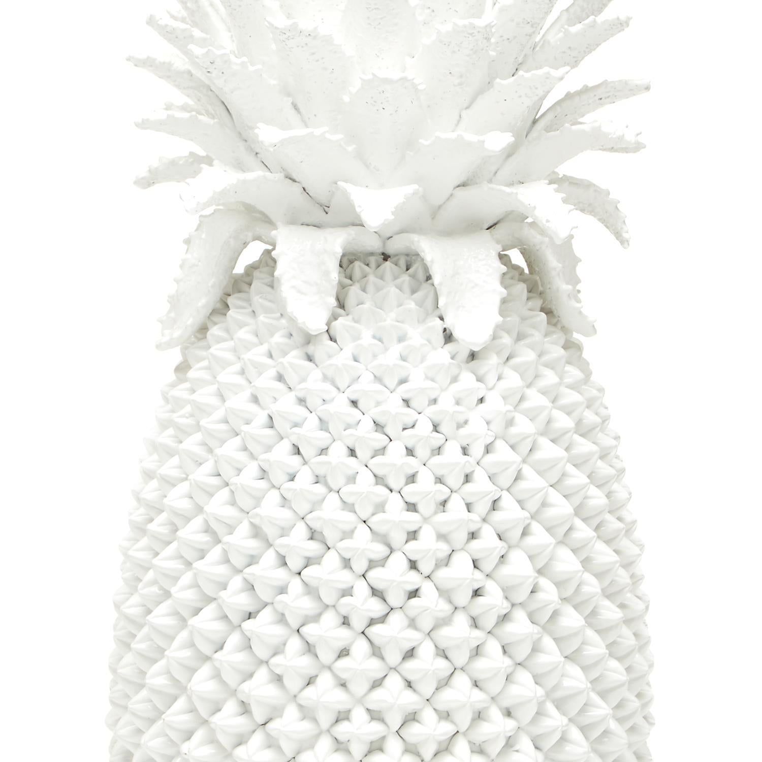 White Pineapple Decorative Vase Set Of 2 By Tozai Home | Vases | Modishstore - 3