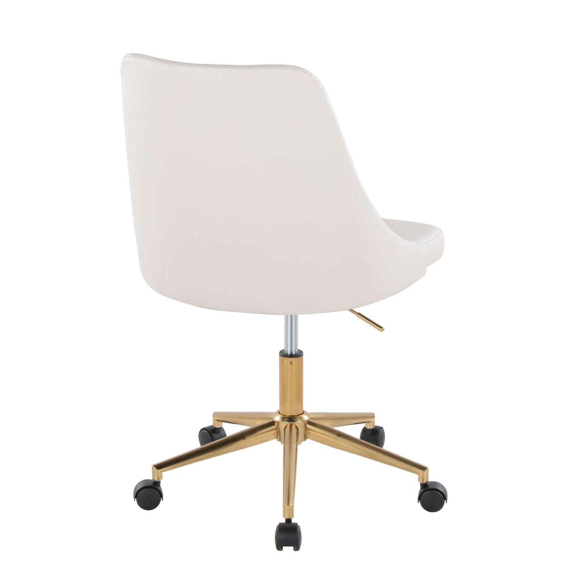 Marche Task Chair By LumiSource - OFC-MARCHEPU-5CSTR1 AUBK1 | Dining Chairs | Modishstore - 19