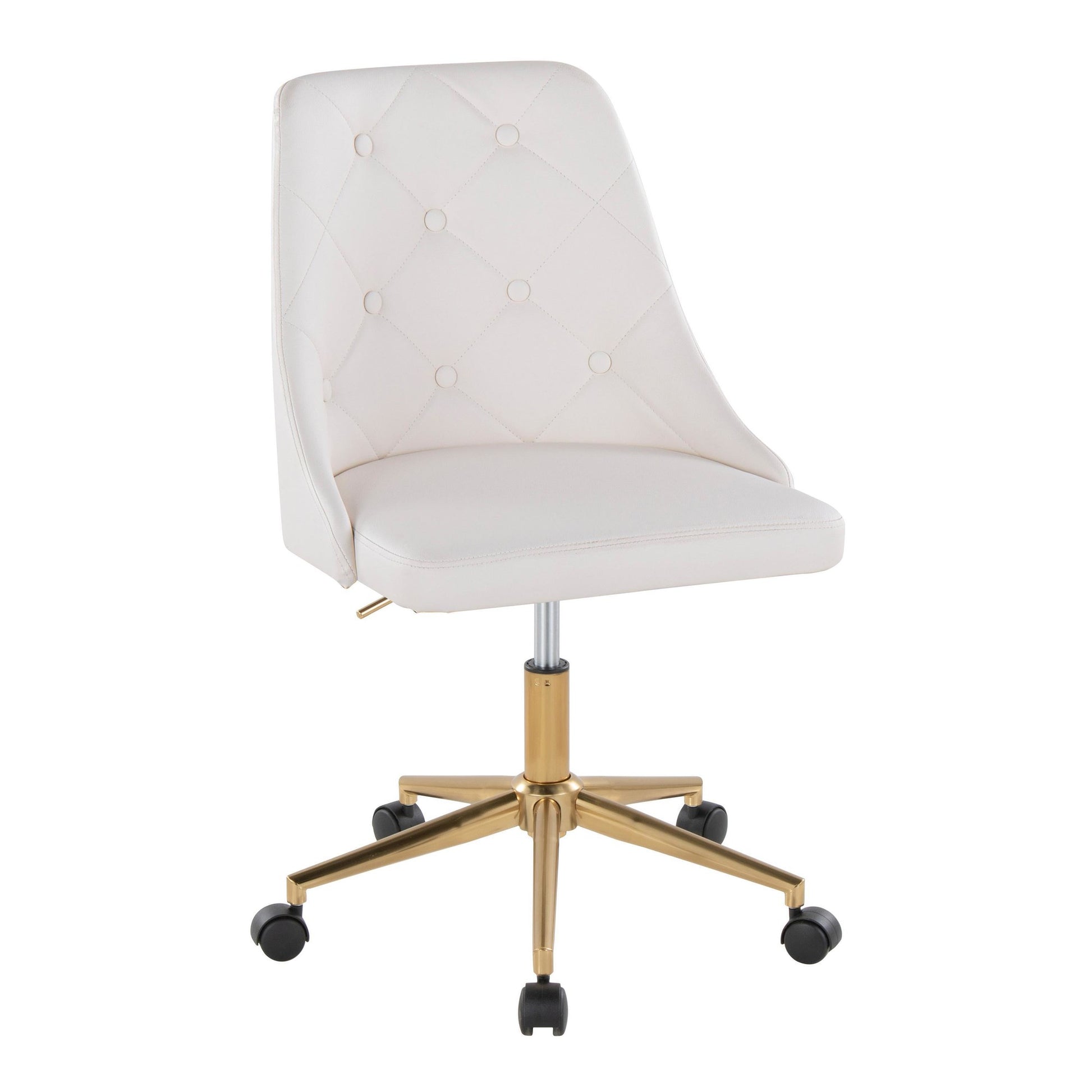 Marche Task Chair By LumiSource - OFC-MARCHEPU-5CSTR1 AUBK1 | Dining Chairs | Modishstore - 17