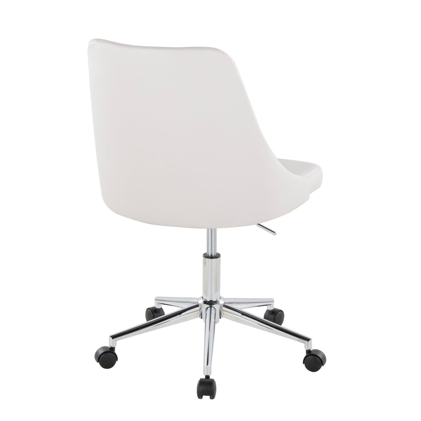 Marche Task Chair By LumiSource - OFC-MARCHEPU-5CSTR1 CHRBK1 | Dining Chairs | Modishstore - 19