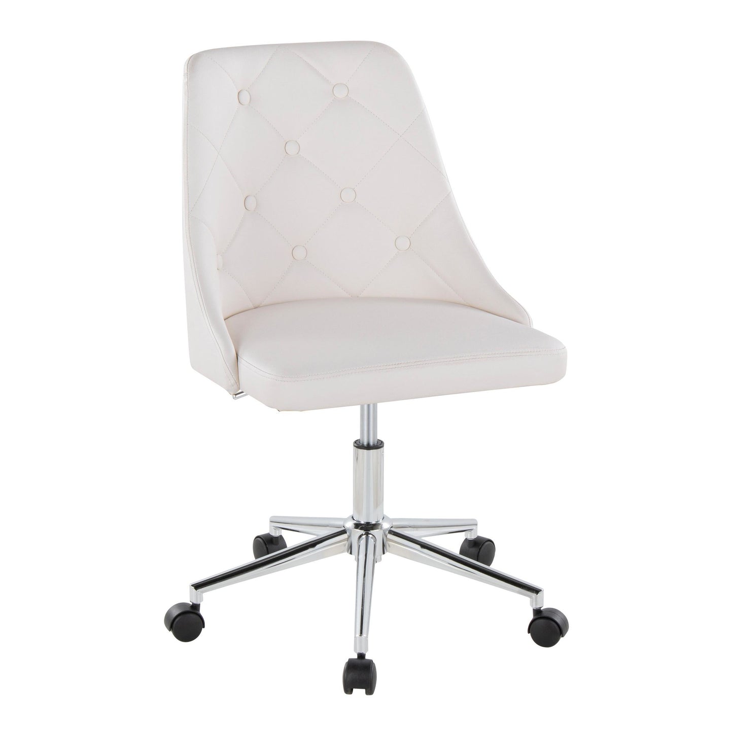 Marche Task Chair By LumiSource - OFC-MARCHEPU-5CSTR1 CHRBK1 | Dining Chairs | Modishstore - 17