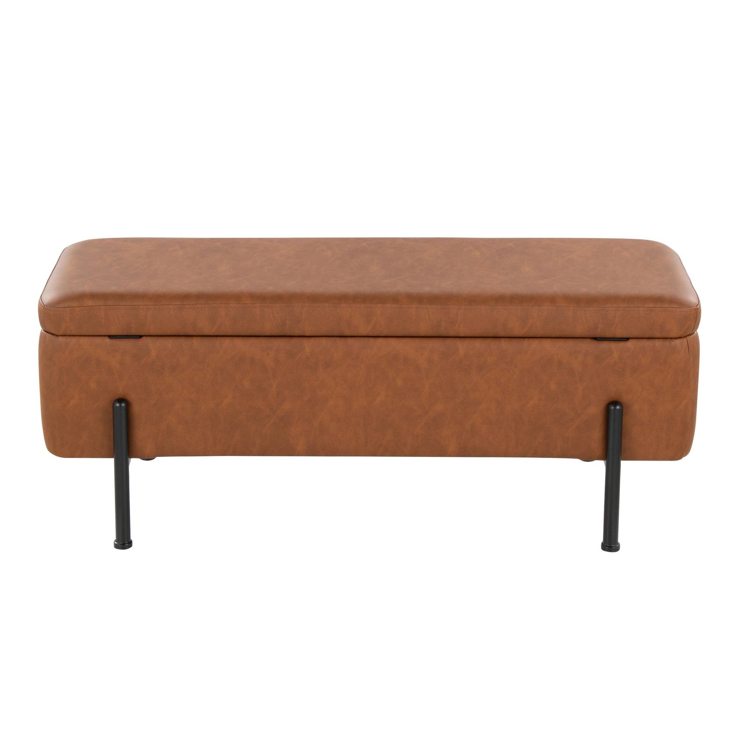 Daniella Storage Bench By LumiSource - OT-DANIELLASTOR BKCAM | Benches | Modishstore - 10