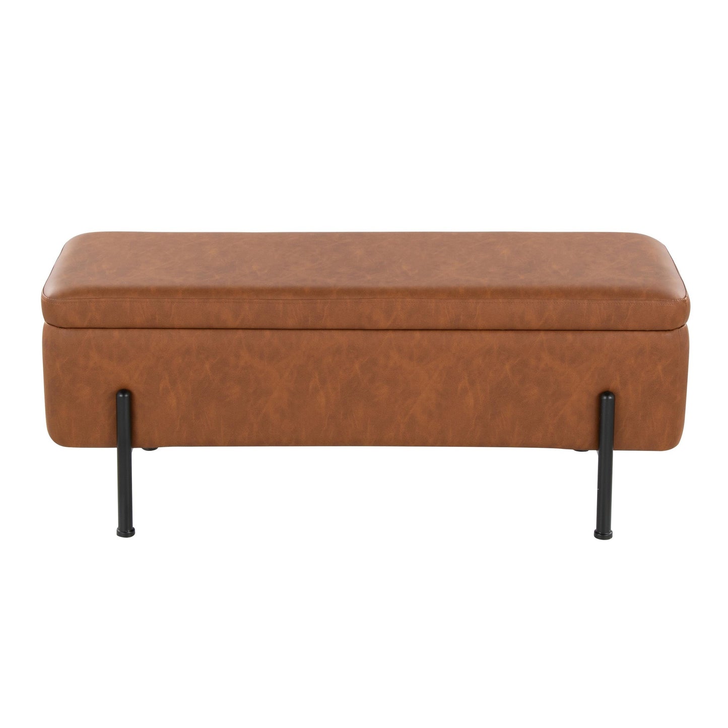 Daniella Storage Bench By LumiSource - OT-DANIELLASTOR BKCAM | Benches | Modishstore - 9