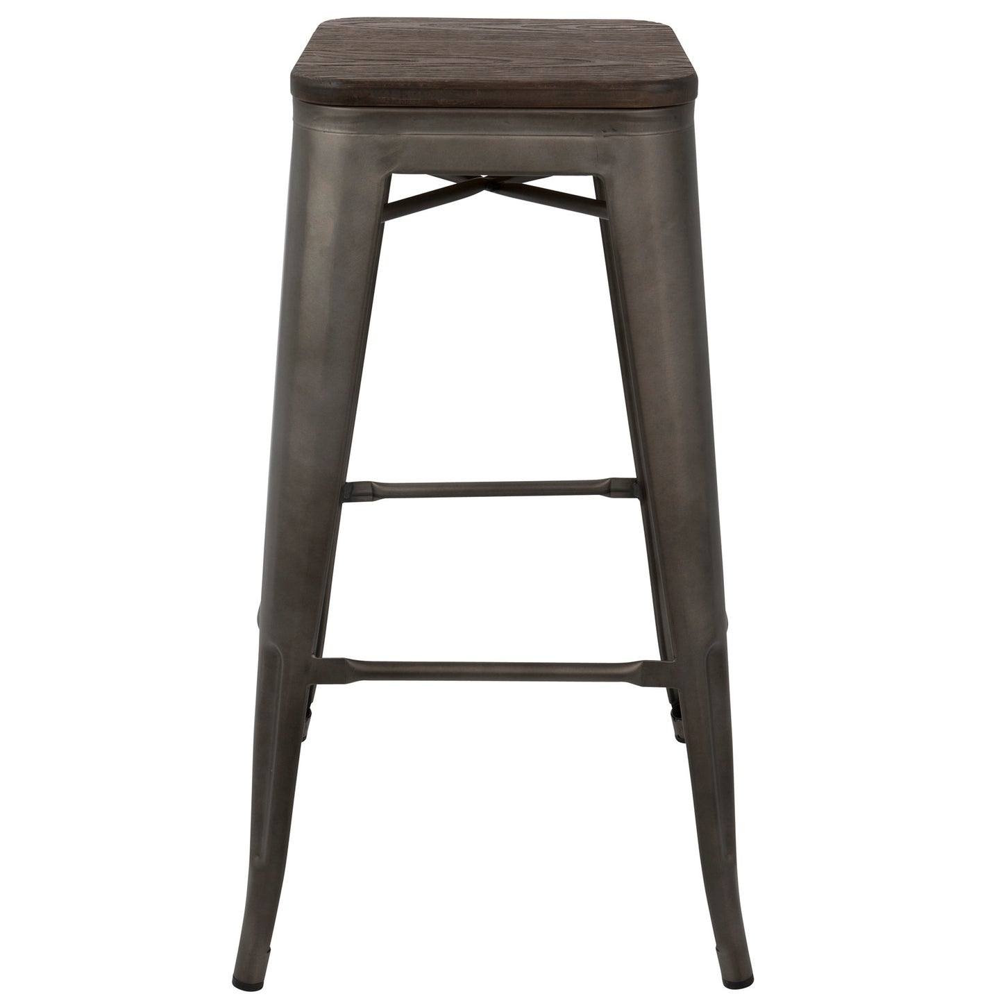 Oregon Barstool - Set of 2 By LumiSource - BS-TW-OR DK+AN2 | Bar Stools | Modishstore - 10