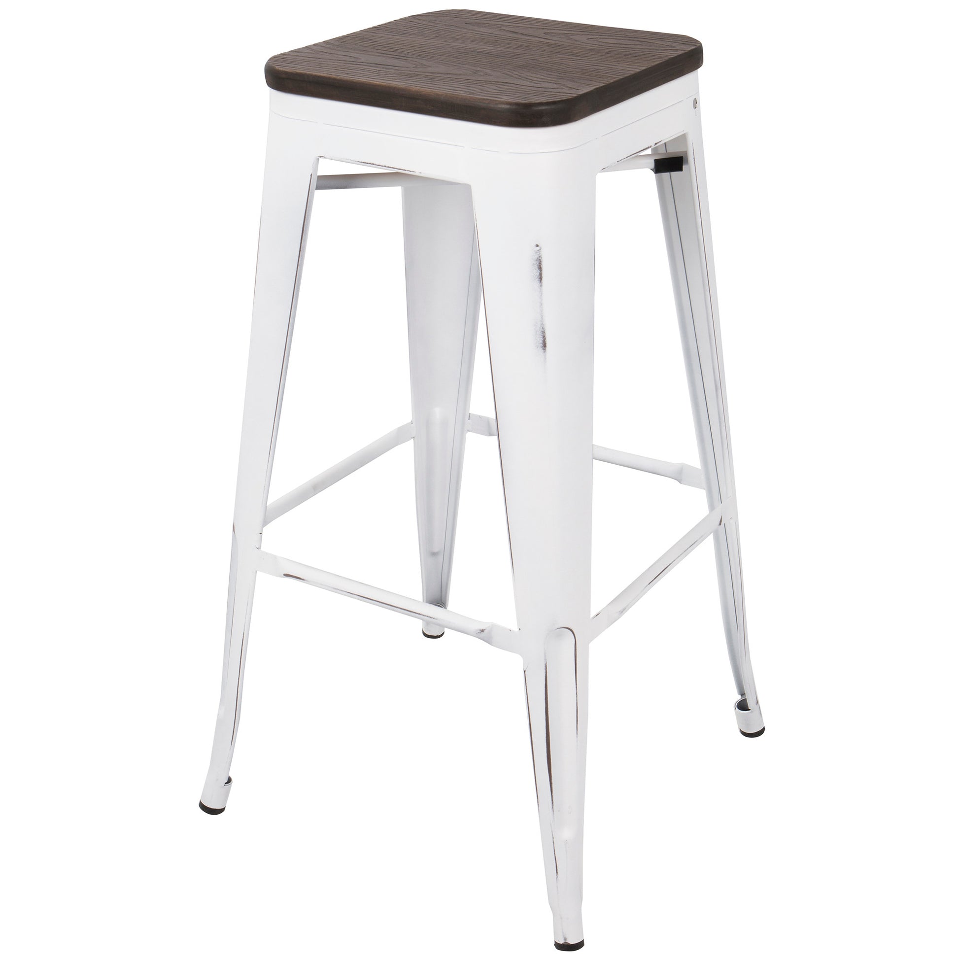 Oregon Barstool - Set of 2 By LumiSource - BS-TW-OR DK+AN2 | Bar Stools | Modishstore - 17