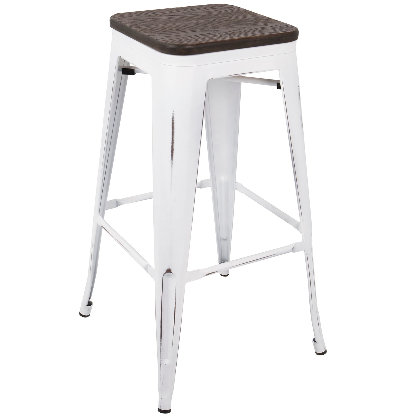 Oregon Barstool - Set of 2 By LumiSource - BS-TW-OR DK+AN2 | Bar Stools | Modishstore - 15