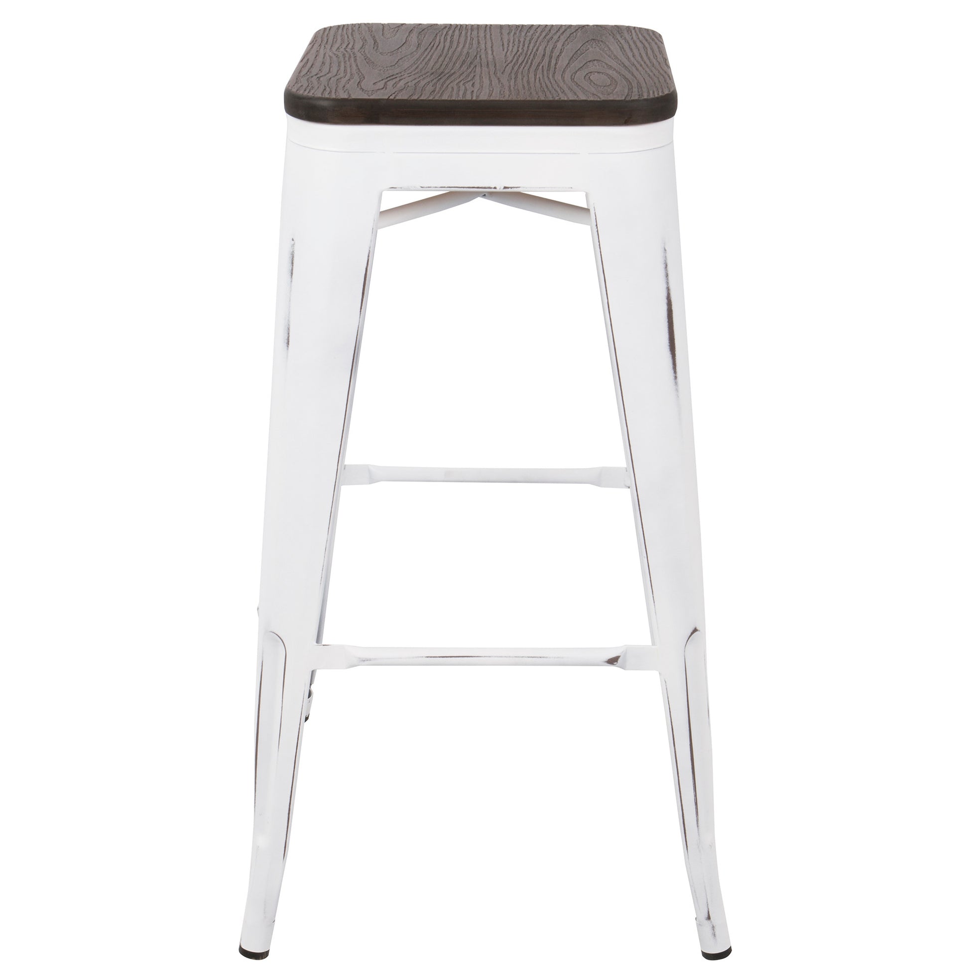 Oregon Barstool - Set of 2 By LumiSource - BS-TW-OR DK+AN2 | Bar Stools | Modishstore - 16