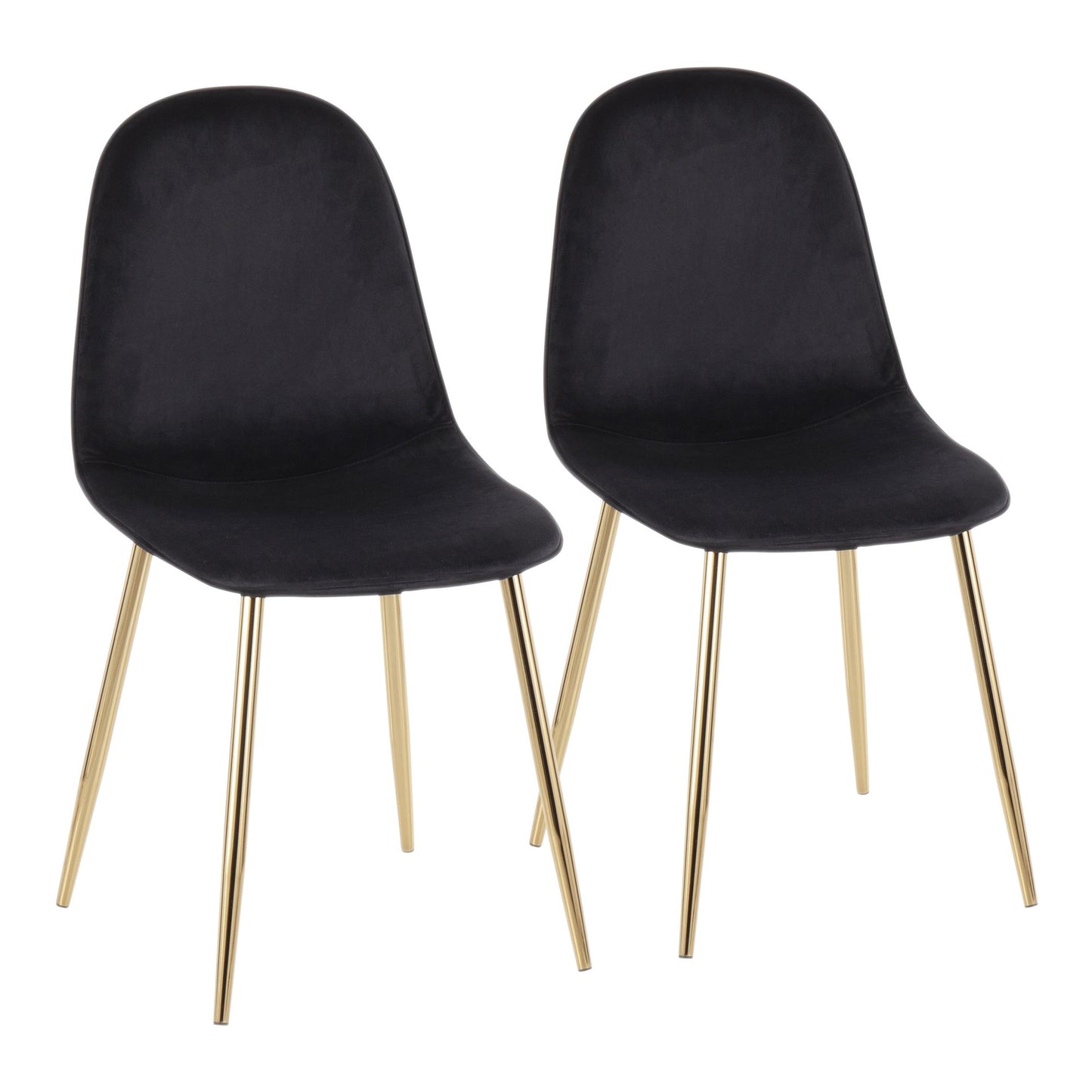 Pebble Chair - Set of 2 By LumiSource - CH-PEBBLE AUVBK2 | Dining Chairs | Modishstore - 5