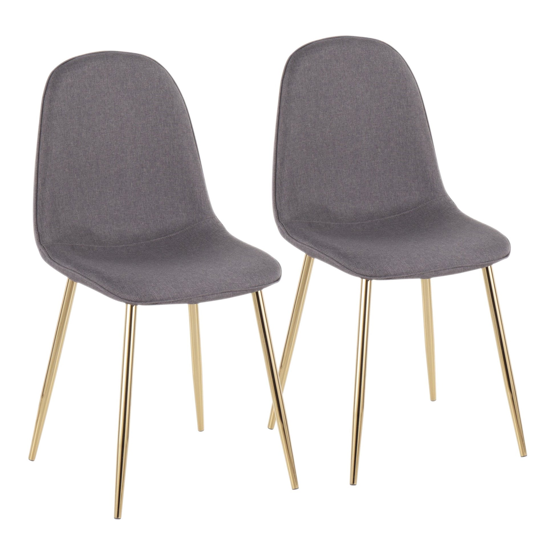 Pebble Chair - Set of 2 By LumiSource - CH-PEBBLE AUCHAR2 | Dining Chairs | Modishstore - 3