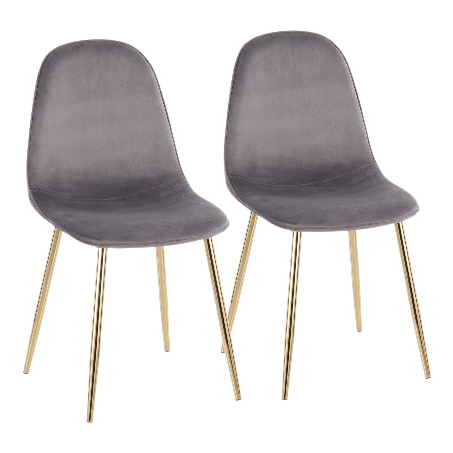 Pebble Chair - Set of 2 By LumiSource - CH-PEBBLE AUVBK2 | Dining Chairs | Modishstore - 24