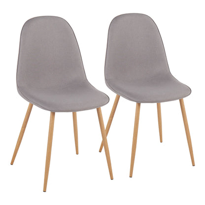 Pebble Chair - Set of 2 By LumiSource - CH-PEBBLE NABU2 | Dining Chairs | Modishstore - 13