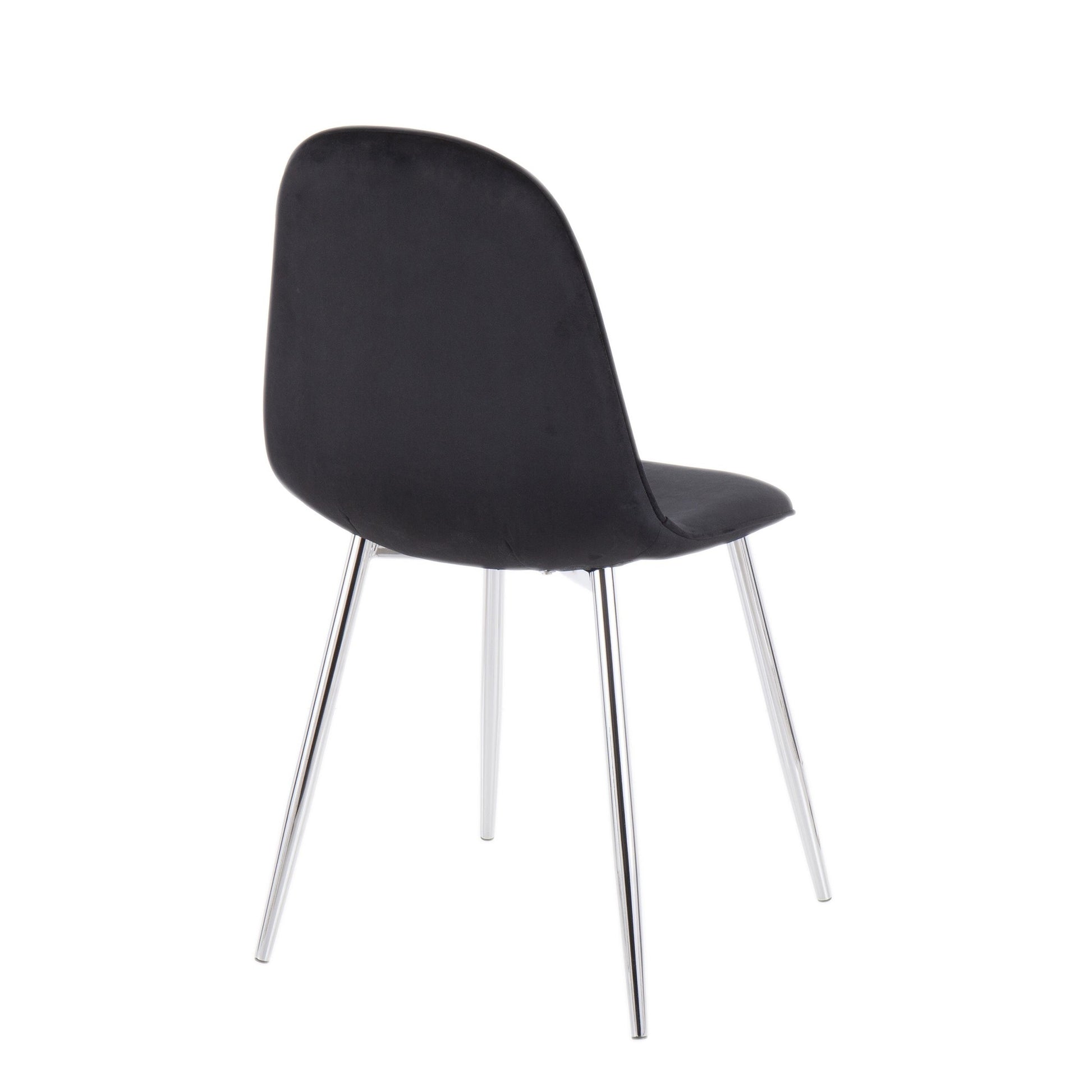 Pebble Chair - Set of 2 By LumiSource - CH-PEBBLE SVVBK2 | Dining Chairs | Modishstore - 6