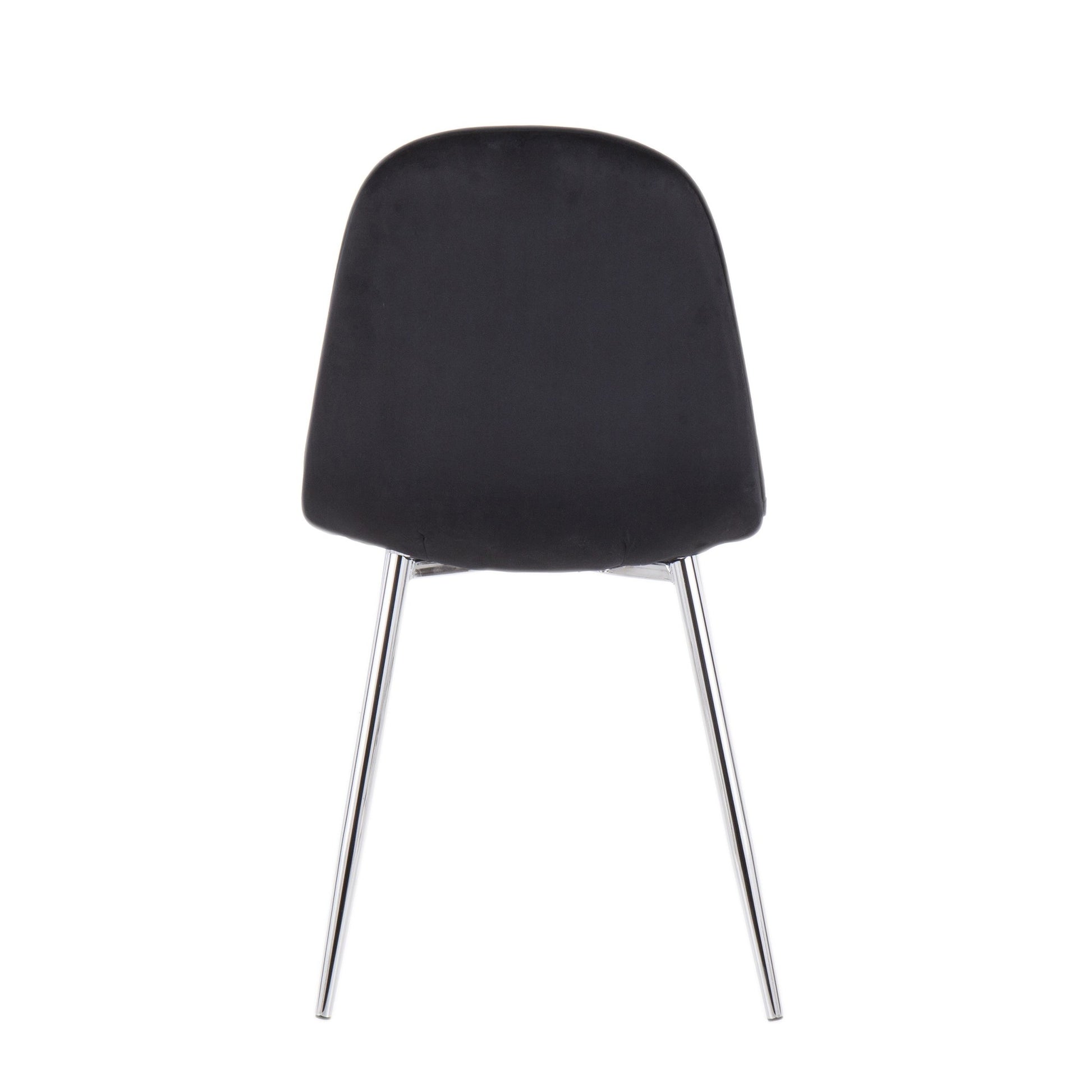 Pebble Chair - Set of 2 By LumiSource - CH-PEBBLE SVVBK2 | Dining Chairs | Modishstore - 8