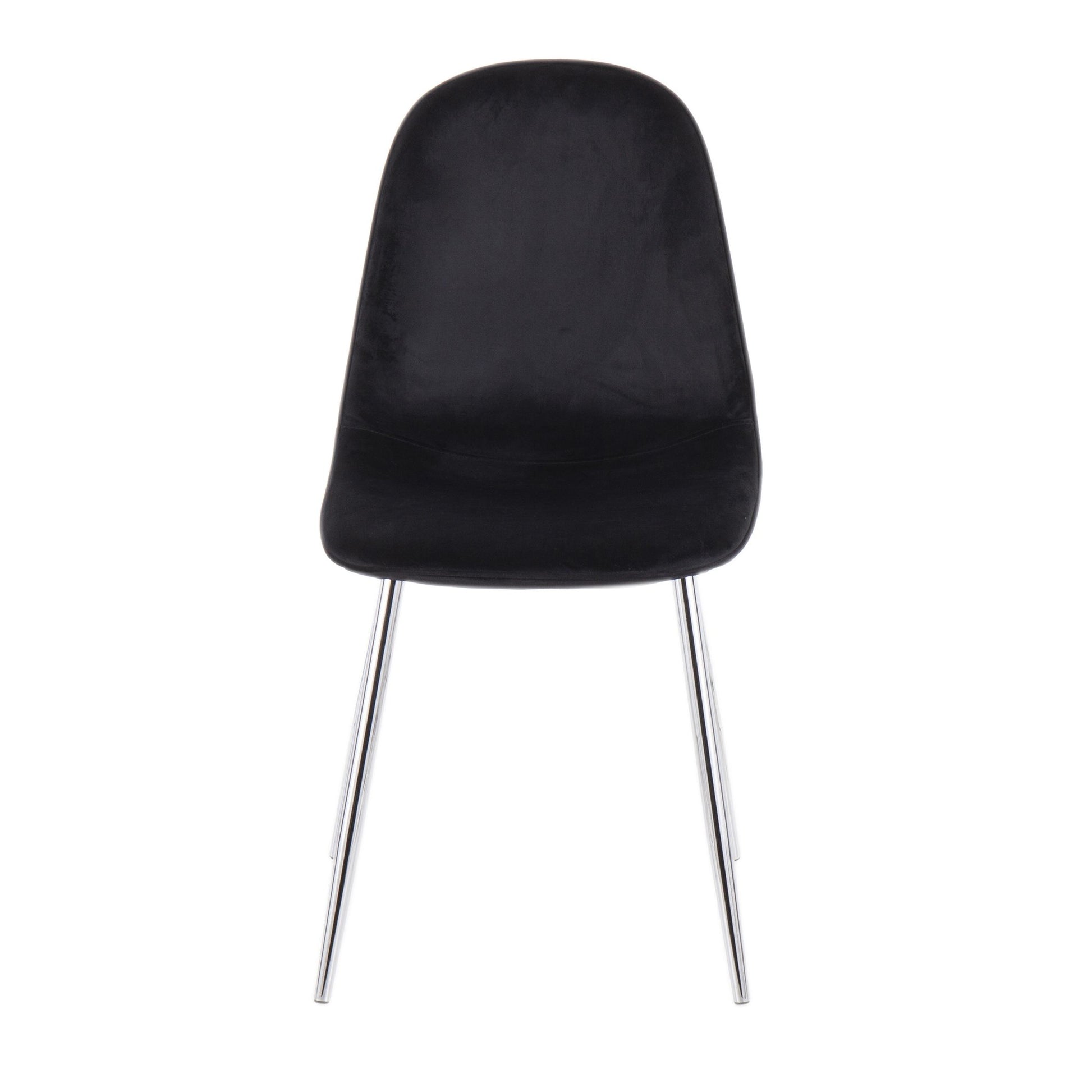 Pebble Chair - Set of 2 By LumiSource - CH-PEBBLE SVVBK2 | Dining Chairs | Modishstore - 7