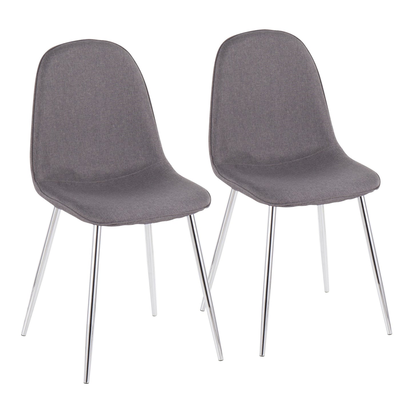 Pebble Chair - Set of 2 By LumiSource - CH-PEBBLE SVCHAR2 | Dining Chairs | Modishstore - 3