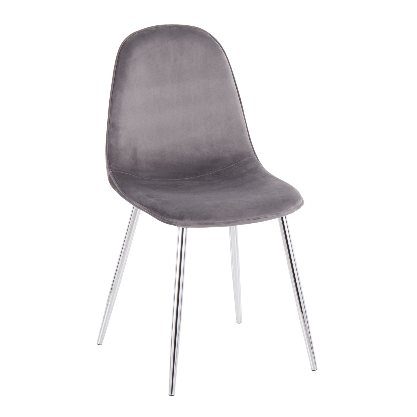 Pebble Chair - Set of 2 By LumiSource - CH-PEBBLE SVVBK2 | Dining Chairs | Modishstore - 18