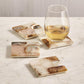 Agate Coasters with Marble Base Set Of 16 By Tozai Home | Kitchen Accessories | Modishstore - 1