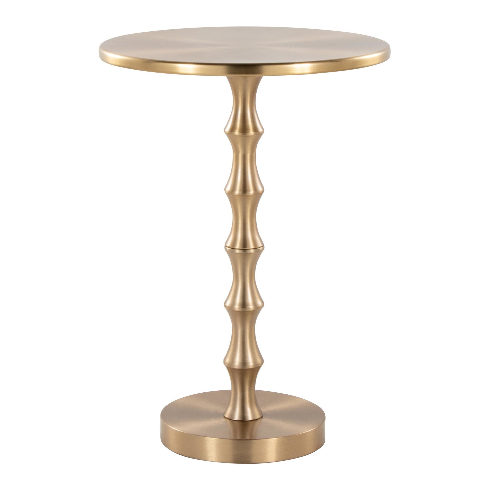 Bora 26.75" Metal Accent Table By LumiSource - TBS27-BORA AU | Accent Tables | Modishstore - 3