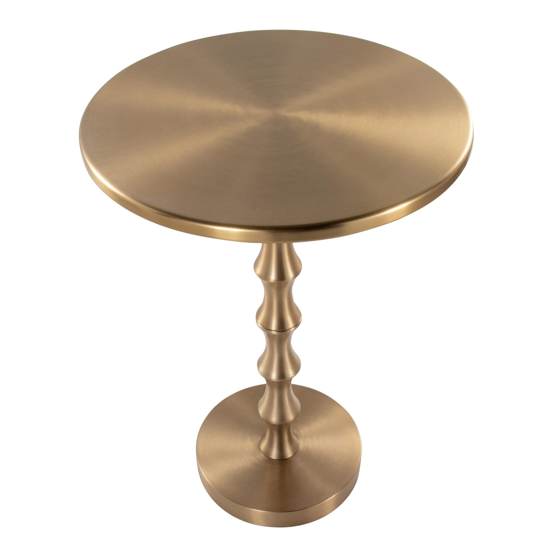 Bora 26.75" Metal Accent Table By LumiSource - TBS27-BORA AU | Accent Tables | Modishstore - 4