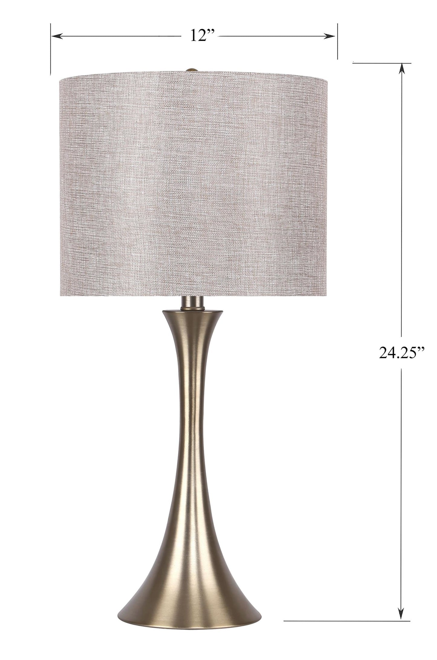 Lenuxe 24" Metal Table Lamp - Set of 2 By LumiSource - GTS24-LENUXE BZW2 | Table Lamps | Modishstore - 6