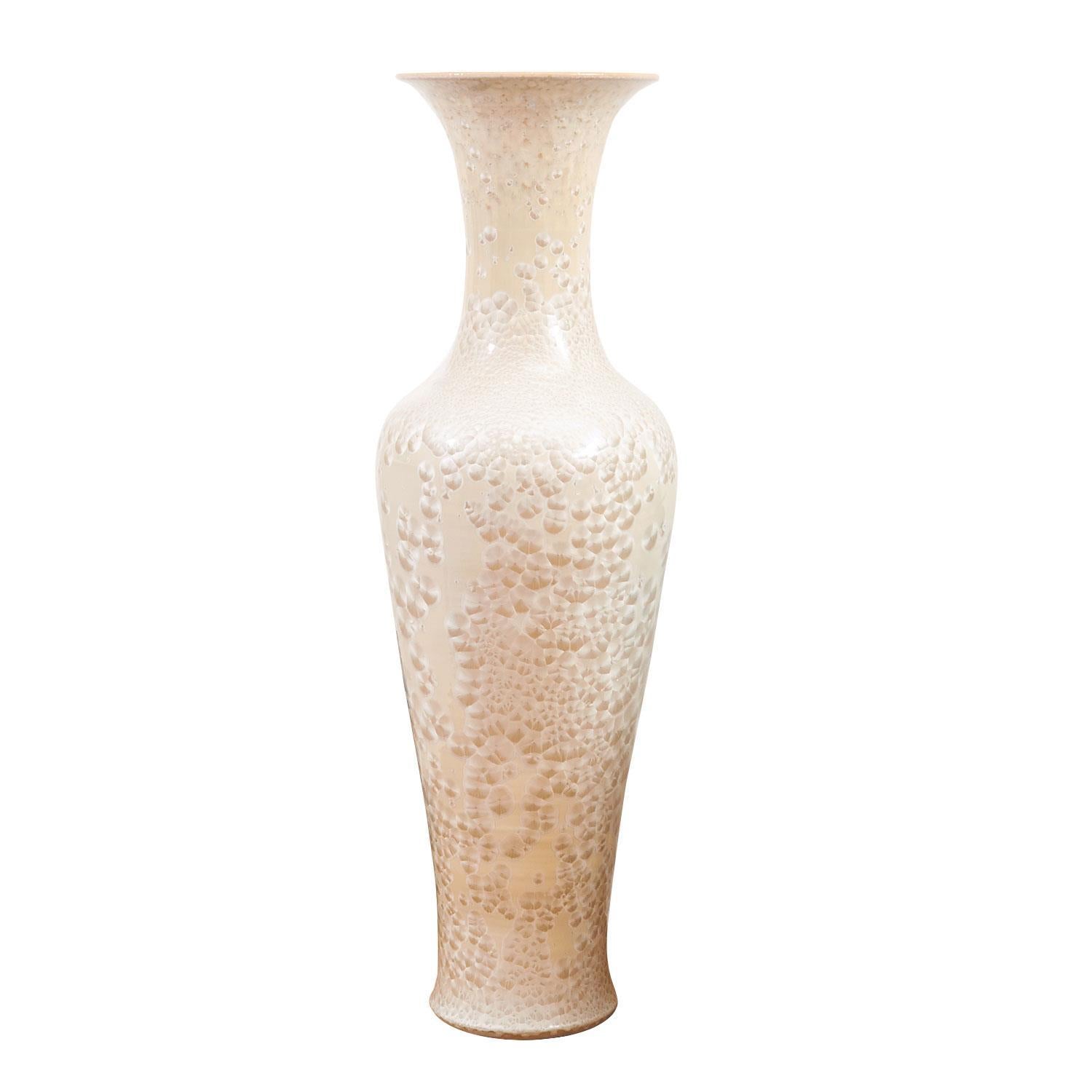 Long Necked Vase with MOP Effect By Tozai Home | Vases | Modishstore - 2