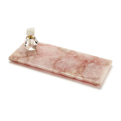 Rose Quartz Decorative Footed Tray Set Of 3 By Tozai Home