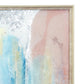 Pink and Blue Abstract Reverse Glass Painted Wall Art Set Of 2 By Two's Company | Wall Painting | Modishstore - 2