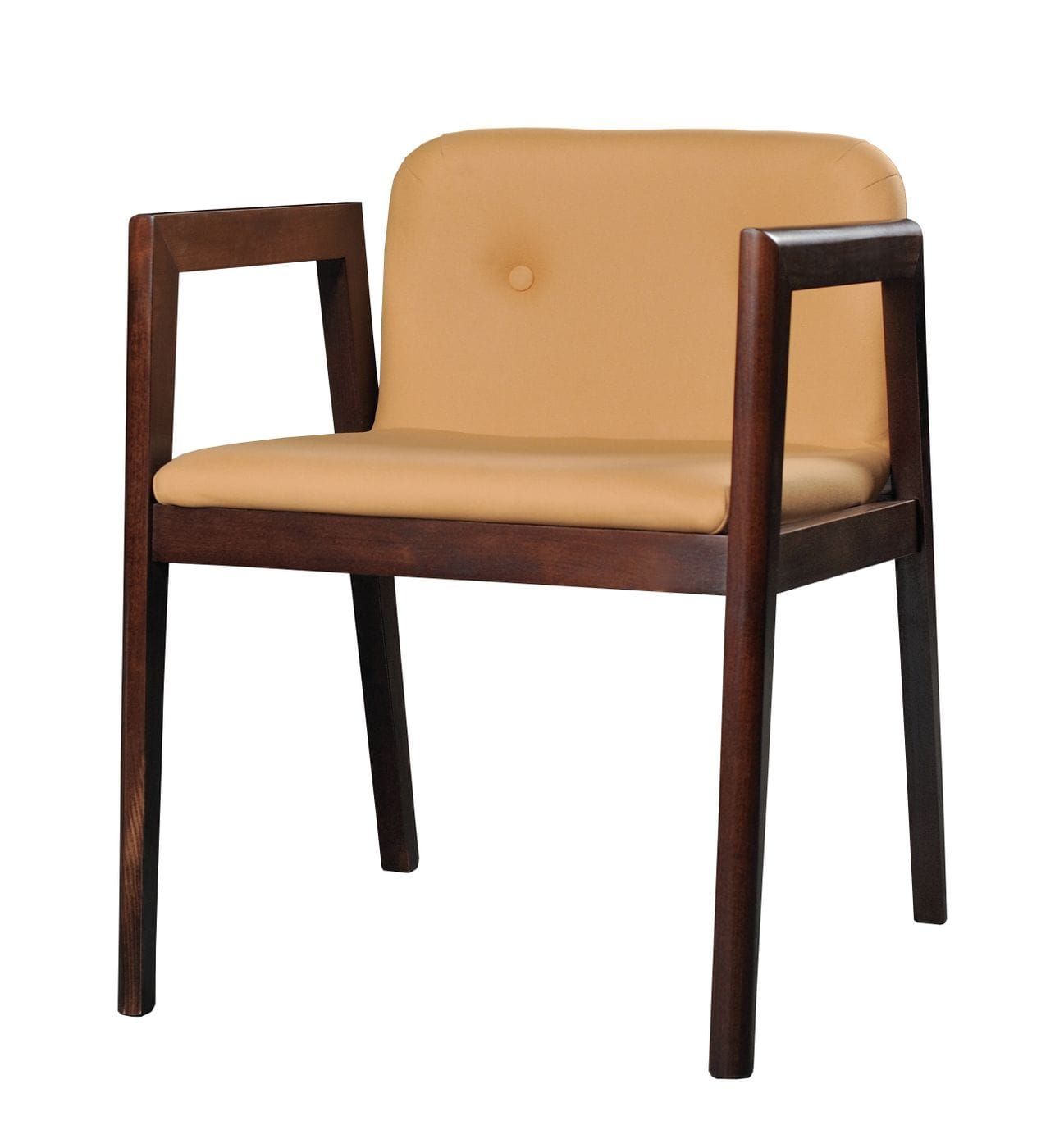 Modrest Avrum - Modern Camel Eco-Leather Dining Chair (Set of 2) | Dining Chairs | Modishstore - 5