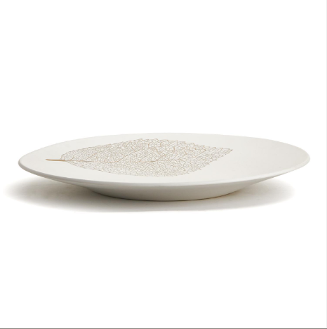 15" Wave Platter Set Of 2 By Tozai Home | Trays | Modishstore - 3