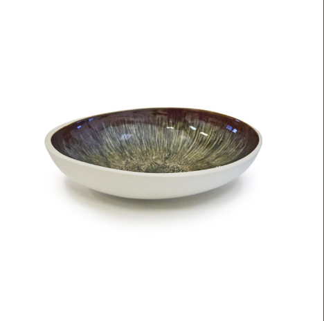 14 1/2" Glaze Bowl Set Of 3 By Tozai Home | Bowls | Modishstore - 1