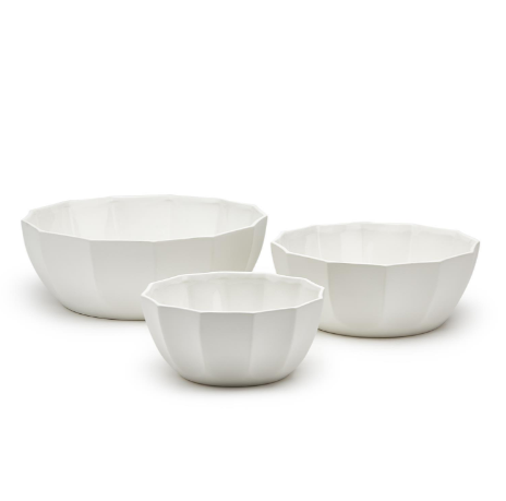 Octagonal Bowl Set Of 9 By Tozai Home | Bowls | Modishstore - 1