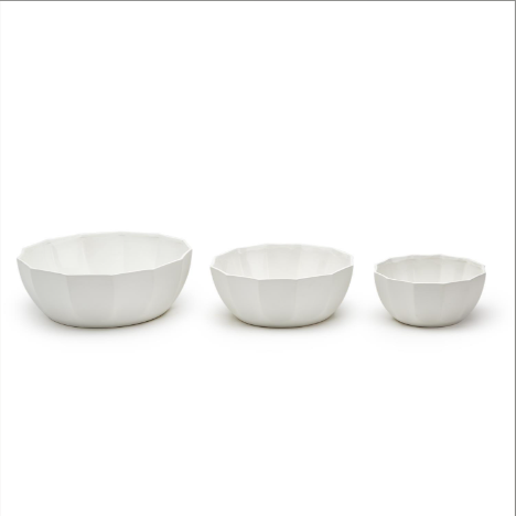 Octagonal Bowl Set Of 9 By Tozai Home | Bowls | Modishstore - 2