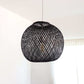 Jundara - Black Bamboo Pendant Light By Thaihome | Pendant Lamps | Modishstore - 3