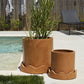 Neda Pot 12"x 10.75" By Accent Decor | Outdoor Planters, Troughs & Cachepots | Modishstore - 1