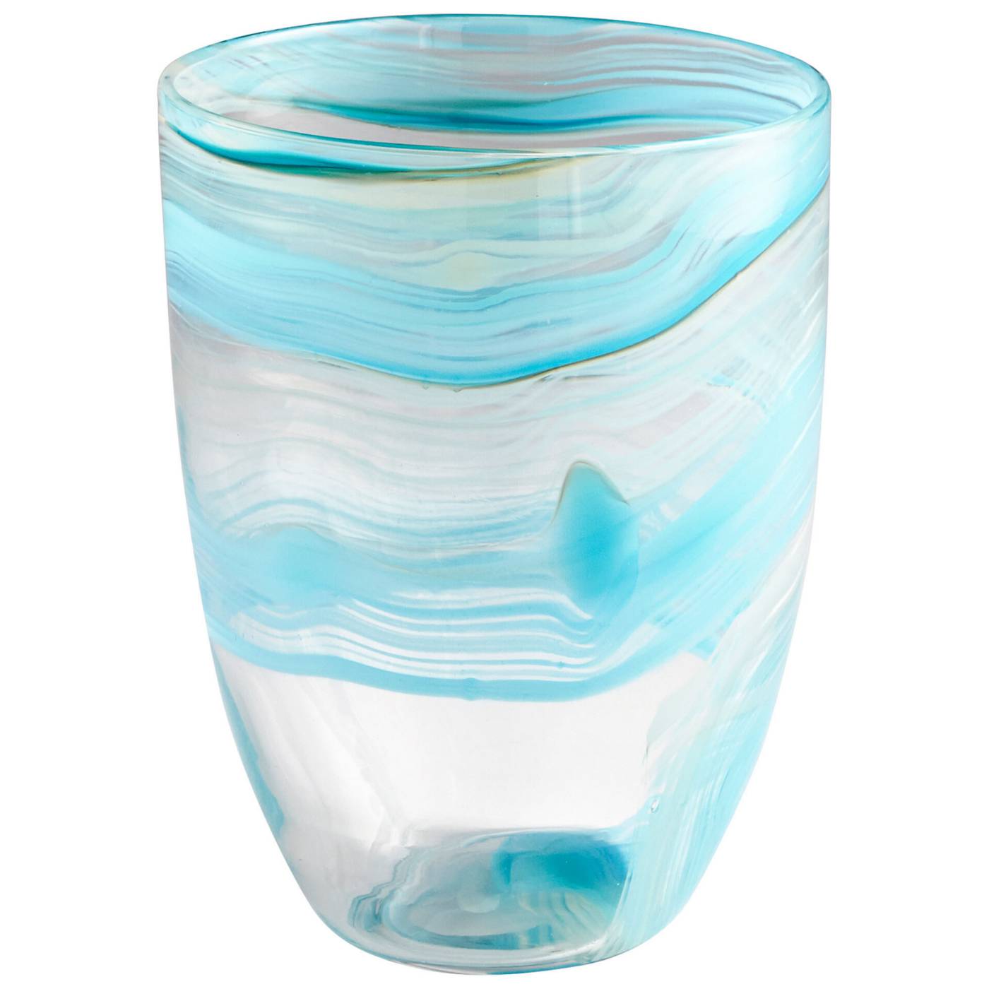 Small Sky Swirl Vase By Cyan Design | Cyan Design | Modishstore - 2