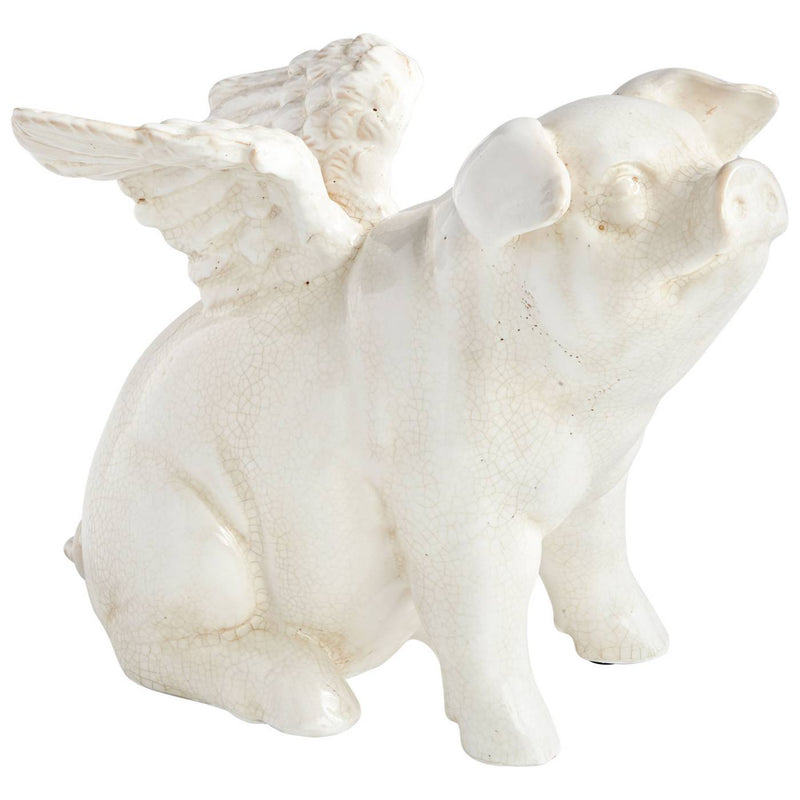 Oink Angel Sitting Sculp By Cyan Design | Cyan Design | Modishstore