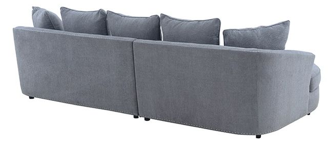 Queenly Gray Fabric Uphostered Corner Sofa By Armen Living | Sofas |  Modishstore  - 4