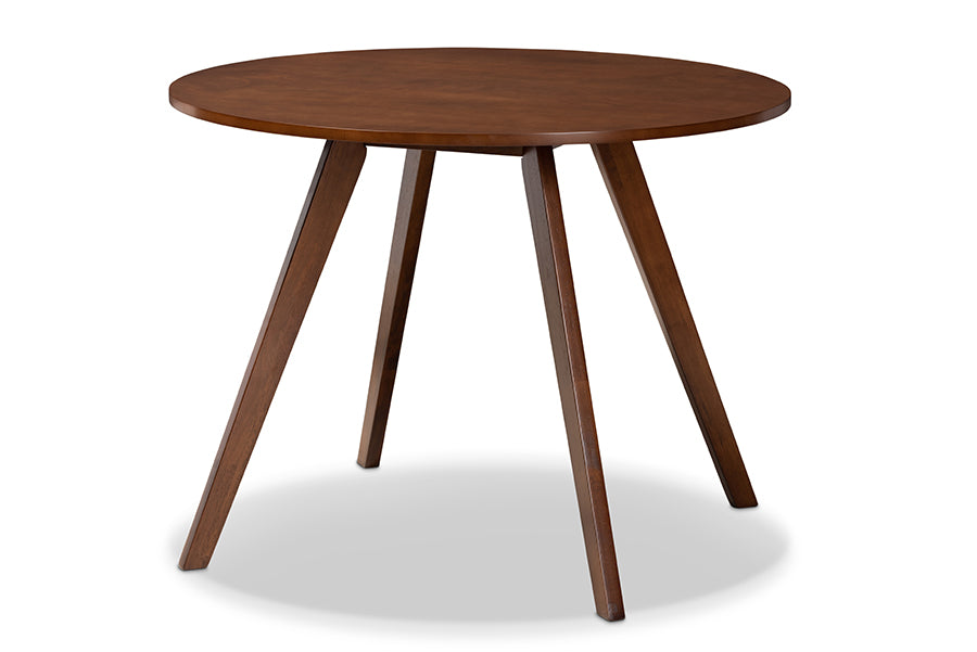 Baxton Studio Alana Mid Century Modern Transitional Walnut Brown