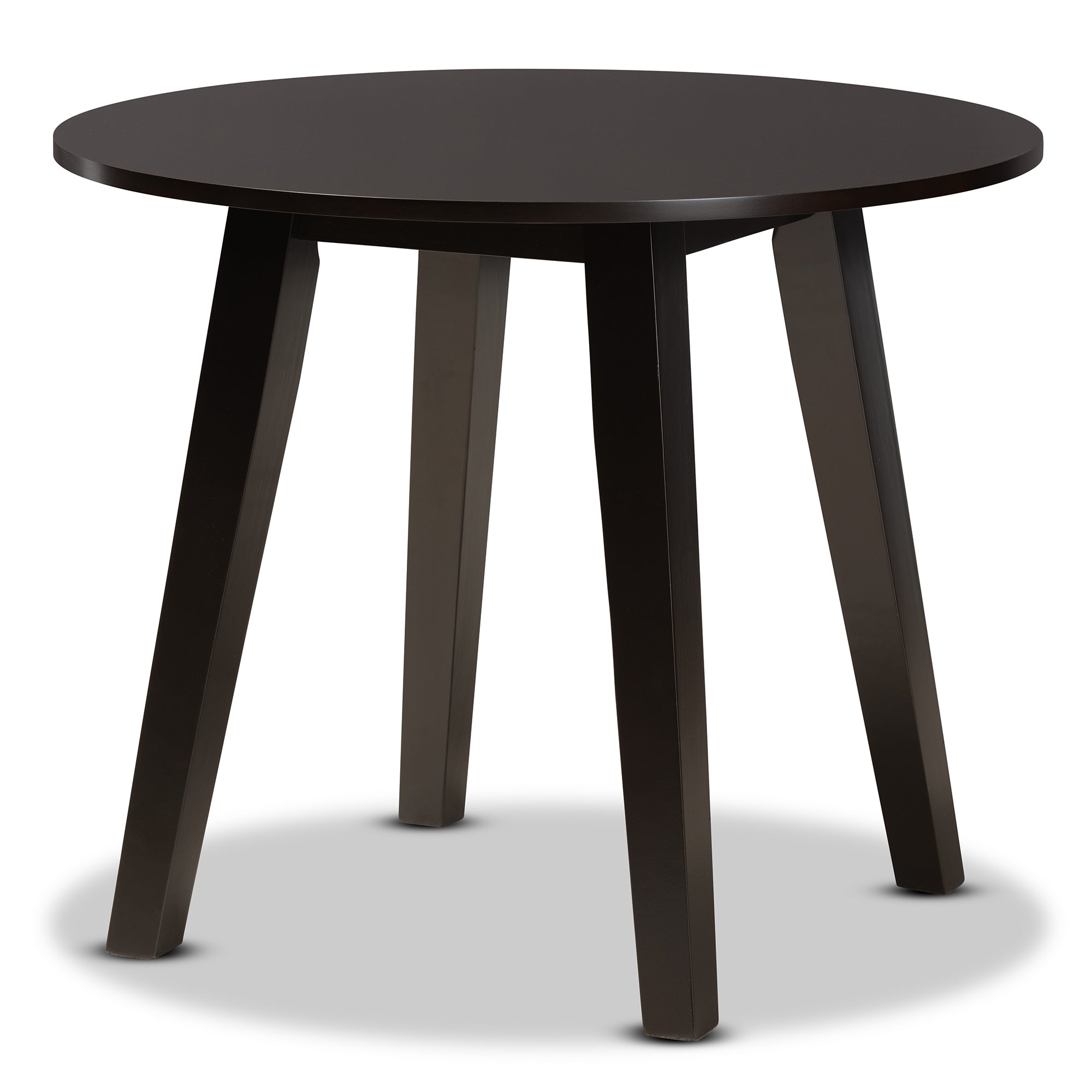 Baxton Studio Ela Modern and Contemporary Dark Brown Finished 35