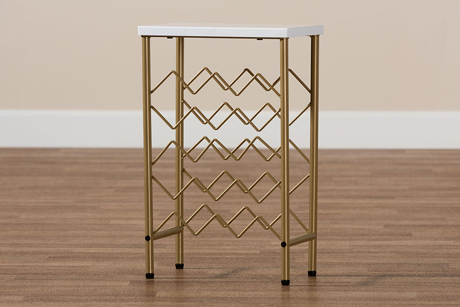 Baxton Studio Ramona Modern and Contemporary Gold Finished Metal