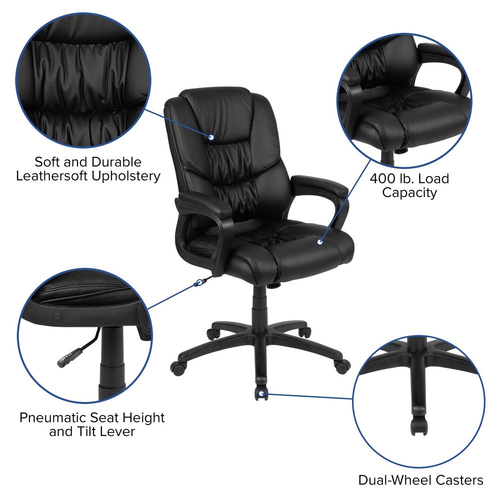 Flash furniture black online big & tall chair