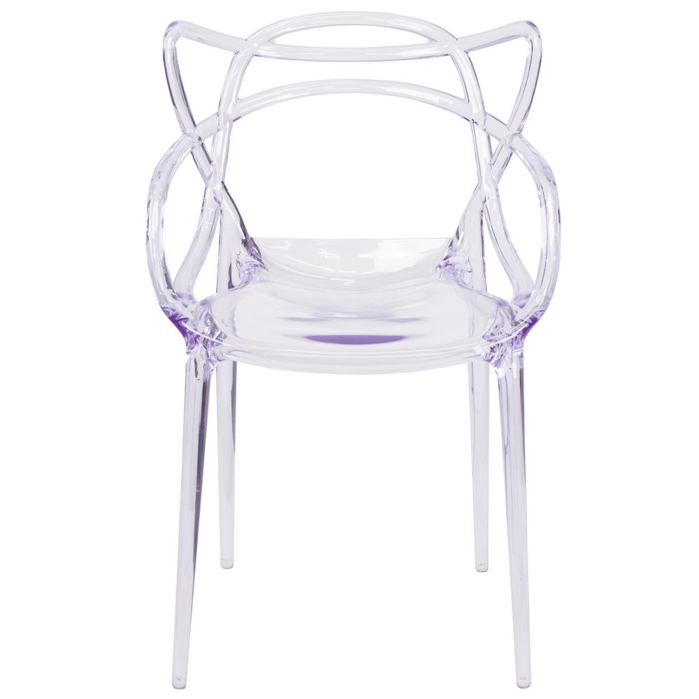 Nesting Series Transparent Stacking Side Chair By Flash Furniture | Dining Chairs | Modishstore - 4