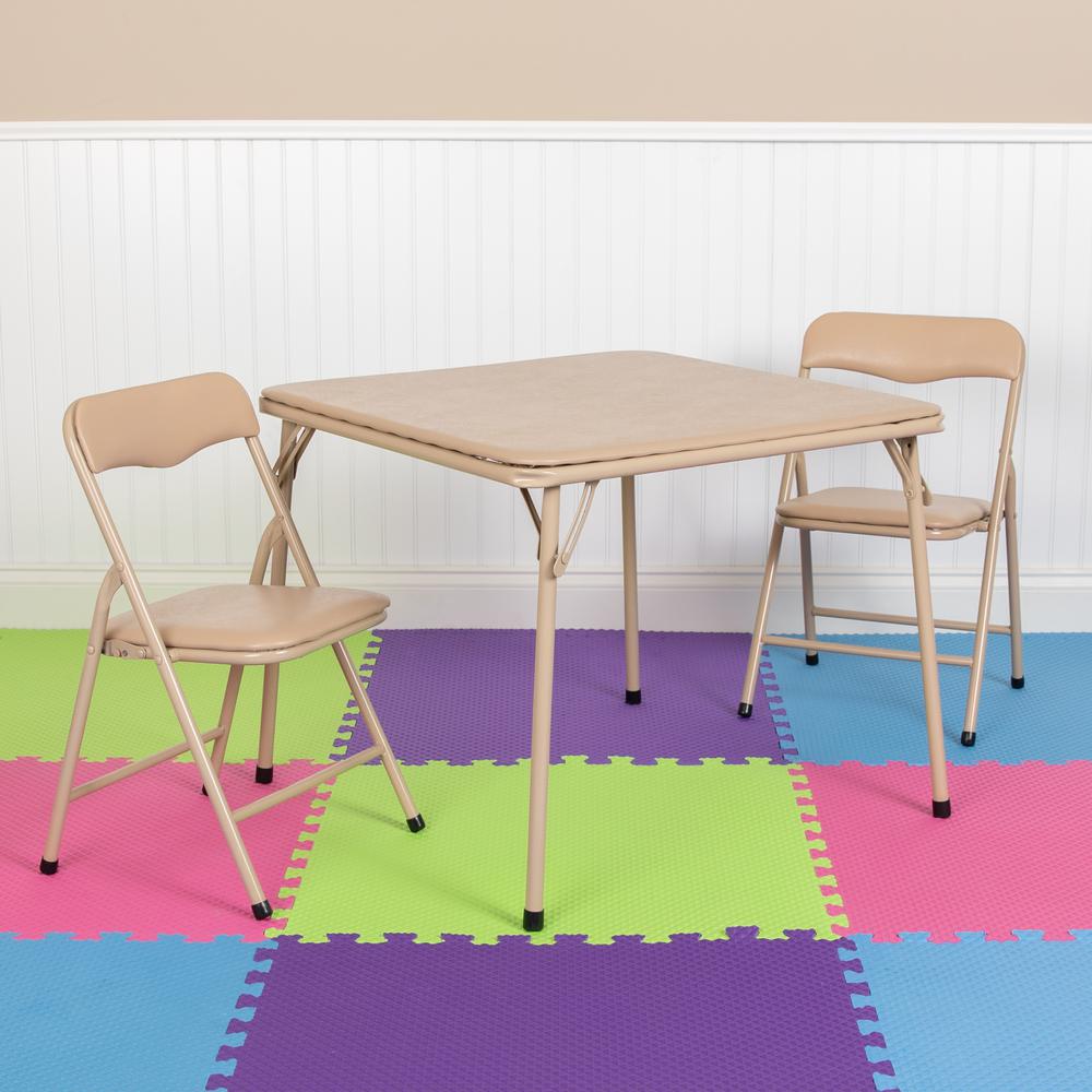 Children's card table and cheap chairs