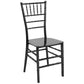 Hercules Series Black Resin Stacking Chiavari Chair By Flash Furniture | Side Chairs | Modishstore